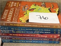 Golden Book Picture Atlas - Complete Set; 1960’s