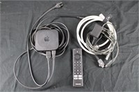 Apple TV Box w/ Toshiba Remote w/ Cords
