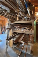 4 Shelves Full Lumber & Building Materials