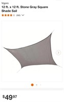 SQUARE SHADE SAIL (OPEN BOX)