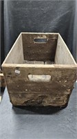 Vtg Wood Crate
