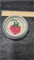 Needlepoint Strawberry
