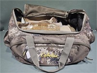 CABELA'S HUNTING BAG & RIG OF DOVE DECOYS