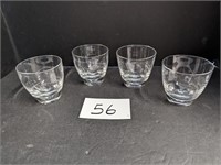 Steuben Crystal Set - 4 Highball Glasses -Unsinged
