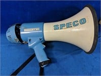 Speco Megaphone Model No ER-380 
• untested