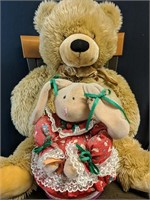 Teddy Bear and Bunny 12"-33"
