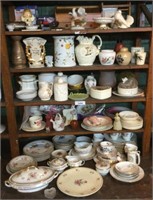 Large Lot of Porcelain China & Ceramic Decor