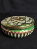 Vintage Meister Geometric Floral Candy Tin