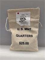 Sealed US Mint Bag 2002-D OH Quarters