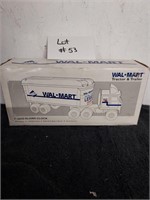 Walmart radio alarm clock semi truck and trailer
