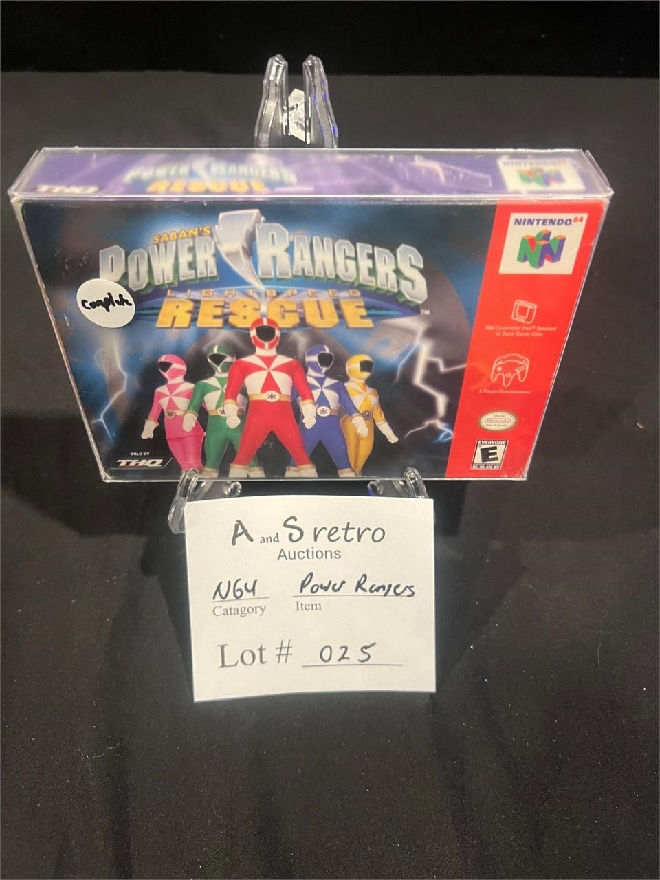 Power Rangers Rescue Complete Nintendo 64 N64