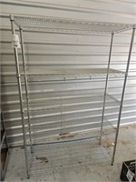 5 Shelf Metro Rack - Chrome