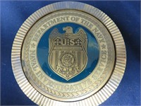 Department of the Navy NIS Special Agent Coaster