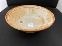 HAND-PAINTED STONEWARE BOWL MADE IN JAPAN