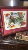Alabama campus print signed and number