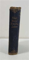 Vintage 1882 Novel "What Would You Do Love" Good