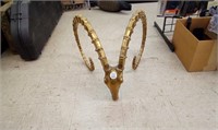 Heavy Brass Antelope Head