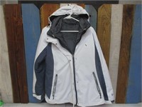 Clean Winter Hooded Coat - Sz Large
