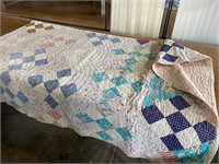 5’ x 6’ Hand & Machine Stitched Quilt