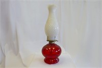 White & red Oil Lamp