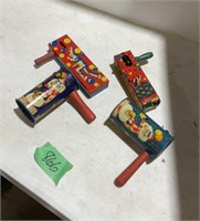 Vintage clicker toys