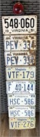 Vintage Virginia License Plate Display (8)