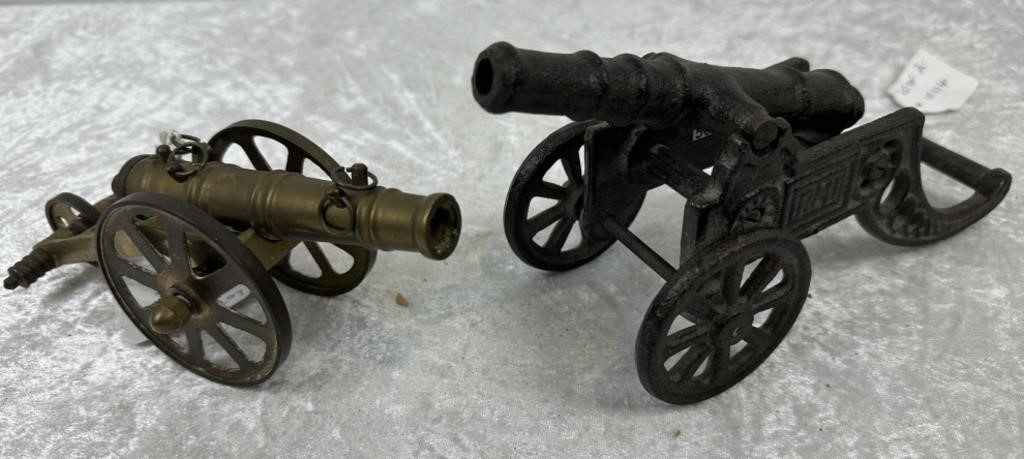 2 x Model Cannons