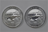2 - Silver 2ozt .999 (4ozt TW)