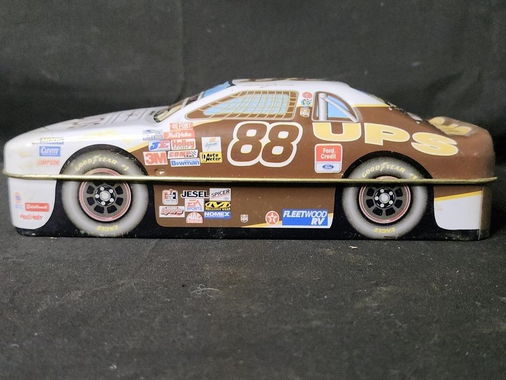 Vintage Dale Jarrett #88 UPS NASCAR Chocolate Tin