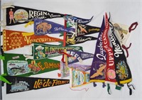 Vintage Provincial Felt Pennants / Banners Lot