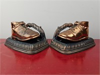 Copper Shoes Bookends