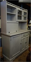 Modern Painted Hoosier Style Cabinet