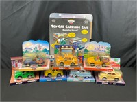 Collection of Chevron Cars w Carrying Case