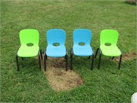 Resin Chairs 24" T Back