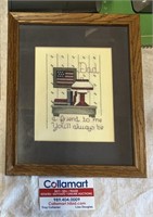 Father's Day Dad Cross stitch picture