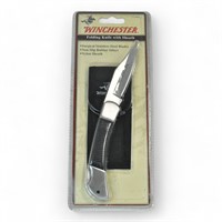Winchester Folding Knife w/ Sheath - Sealed