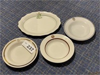 VINTAGE COUNTRY CLUB RESTAURANT DISHES