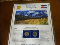 Statehood P&D Quarter & Stamp Collection ND