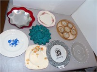 Assorted Plates & trays,