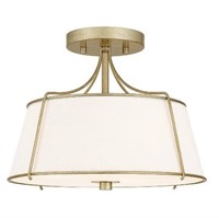 Home Decorators Collection 13 in.Semi Flush Mount