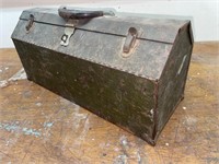 Vintage Metal Tool Box W/tools