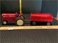 Vintage Ertl International Tractor 1/16 & Metal