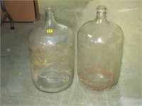 2 Lg Glass Water Bottles