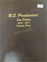 US Presidential Dollar Collection; 60 Coins