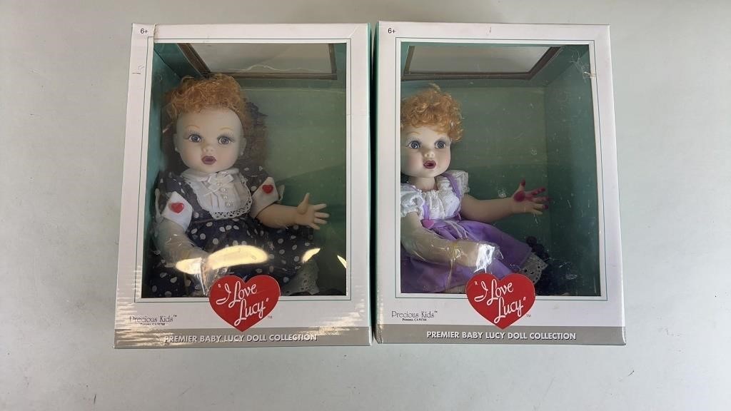 2pc NIP I Love Lucy Precious Baby Lucy Dolls