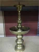 Vintage Large Brass Candle Holder