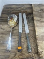 Gorham stainless steel spoon and knives