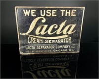 Lacta Separator Co. Inc. Chicago ILL Farm Tin Sign