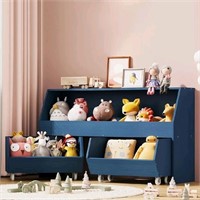 ZOPEND Toy Storage Organizer Dark Blue 11.7"D x 40