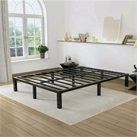 IYEE NATURE Metal Platform Bed Frame with Steel Sl